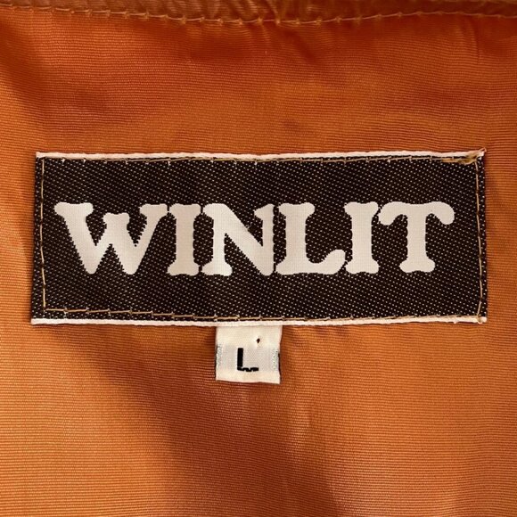 Winlit VTG Tan Camel Suede Leather Adjustable Waistcoat Vest - Picture 7 of 7